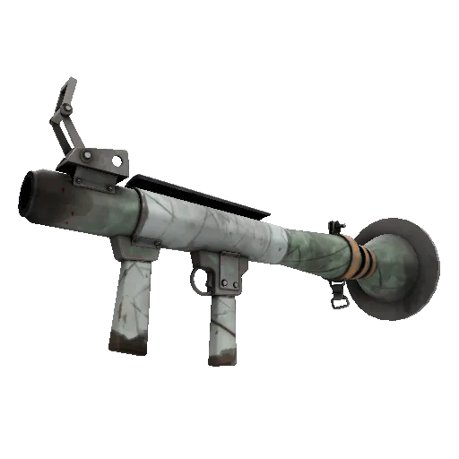 Strange Aqua Marine Rocket Launcher (Well-Worn) (Well-Worn) — Team Fortress 2 war paint