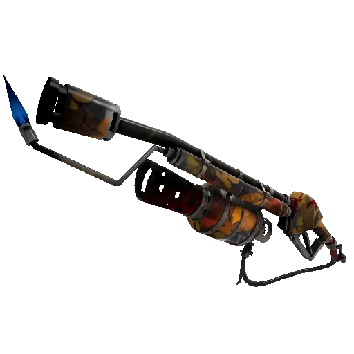 Strange Autumn Flame Thrower (Well-Worn) (Well-Worn) — Team Fortress 2 war paint