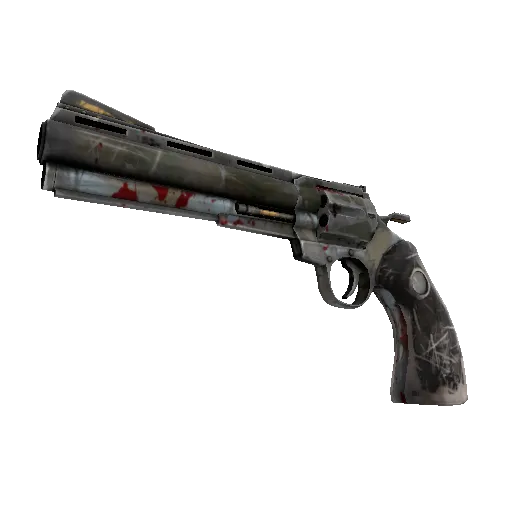 Strange Blitzkrieg Revolver (Battle Scarred) (Battle Scarred) — Team Fortress 2 war paint