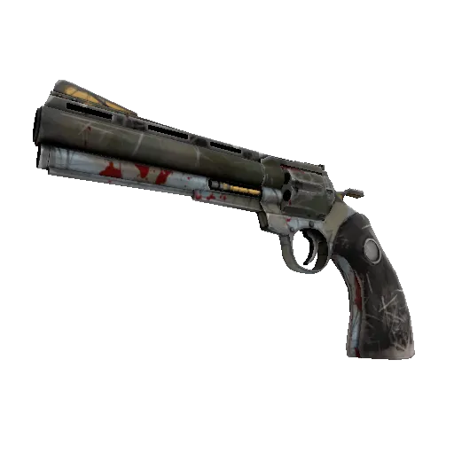Strange Blitzkrieg Revolver (Well-Worn) (Well-Worn) — Team Fortress 2 war paint