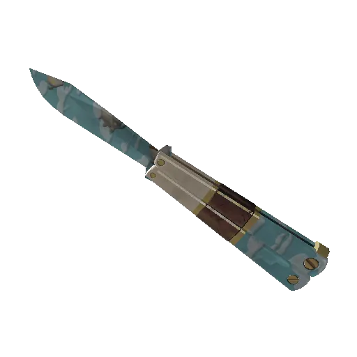 Blue Mew Knife war paint