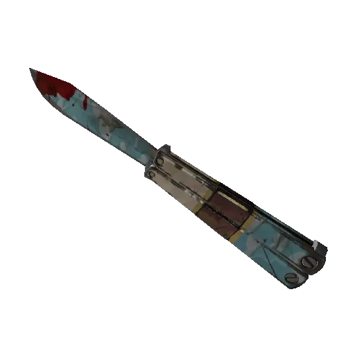 Blue Mew Knife (Field-Tested) (Field-Tested) — Team Fortress 2 war paint