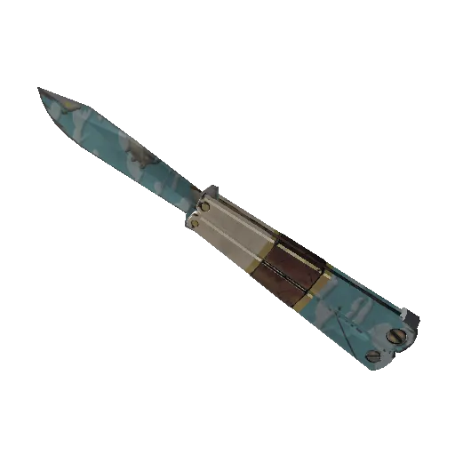 Strange Blue Mew Knife (Minimal Wear) (Minimal Wear) — Team Fortress 2 war paint