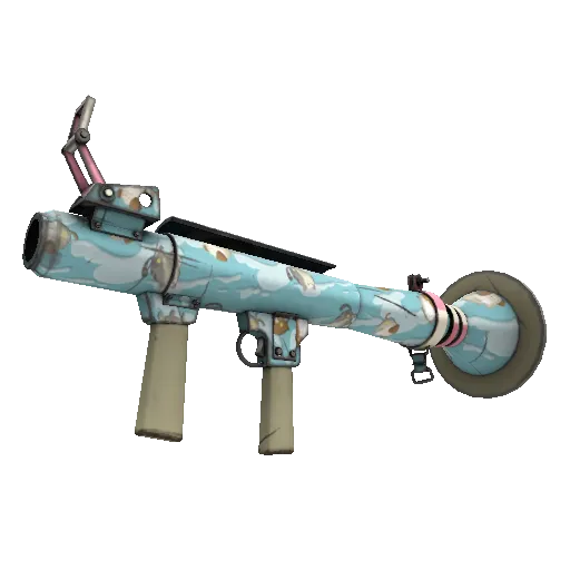 Blue Mew Rocket Launcher (Minimal Wear) (Minimal Wear) — Team Fortress 2 war paint