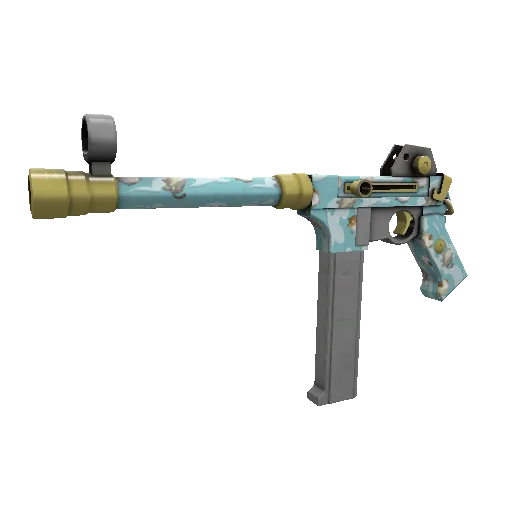 Blue Mew SMG war paint