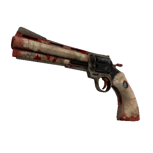 Boneyard Revolver (Battle Scarred) (Battle Scarred) — Team Fortress 2 war paint