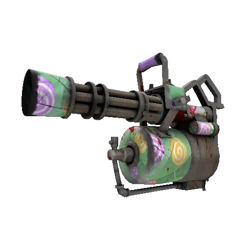 Brain Candy Minigun (Battle Scarred) (Battle Scarred) — Team Fortress 2 war paint