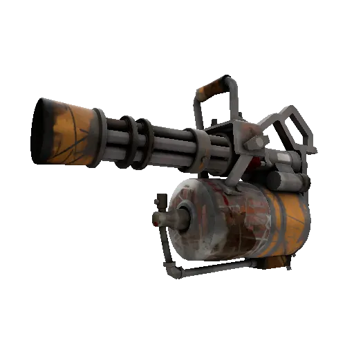 Brick House Minigun (Battle Scarred) (Battle Scarred) — Team Fortress 2 war paint