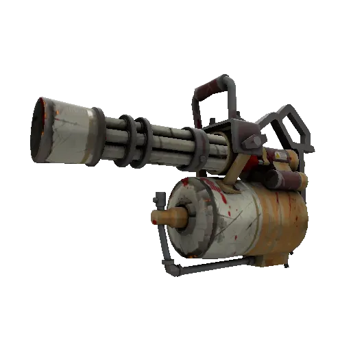 Coffin Nail Minigun (Battle Scarred) (Battle Scarred) — Team Fortress 2 war paint