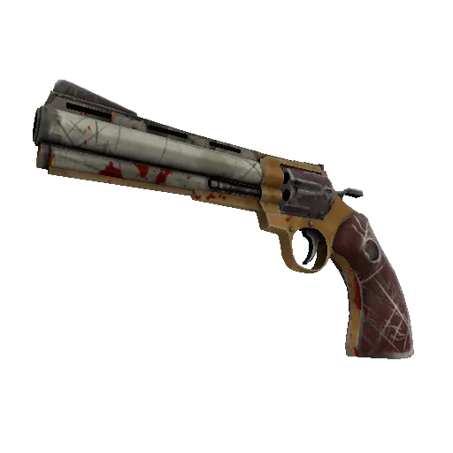 Coffin Nail Revolver (Battle Scarred) (Battle Scarred) — Team Fortress 2 war paint