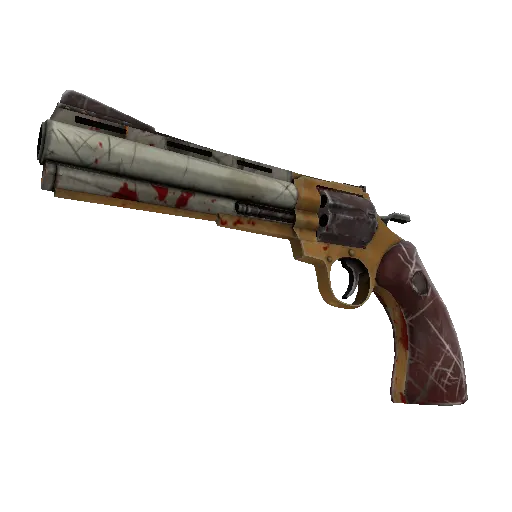 Strange Coffin Nail Revolver (Well-Worn) (Well-Worn) — Team Fortress 2 war paint