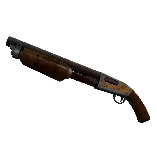 Dressed to Kill Shotgun (Battle Scarred) (Battle Scarred) — Team Fortress 2 war paint