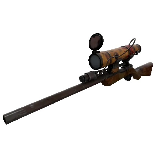Dressed to Kill Sniper Rifle (Battle Scarred) (Battle Scarred) — Team Fortress 2 war paint