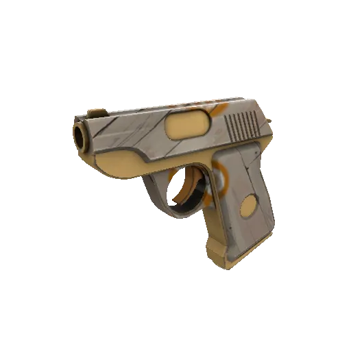Hickory Hole-Puncher Pistol war paint
