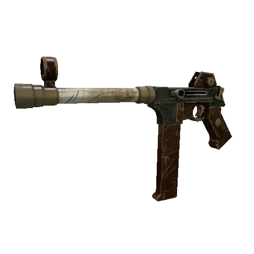 High Roller's SMG (Battle Scarred) (Battle Scarred) — Team Fortress 2 war paint