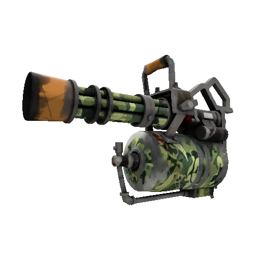 King of the Jungle Minigun (Well-Worn) (Well-Worn) — Team Fortress 2 war paint
