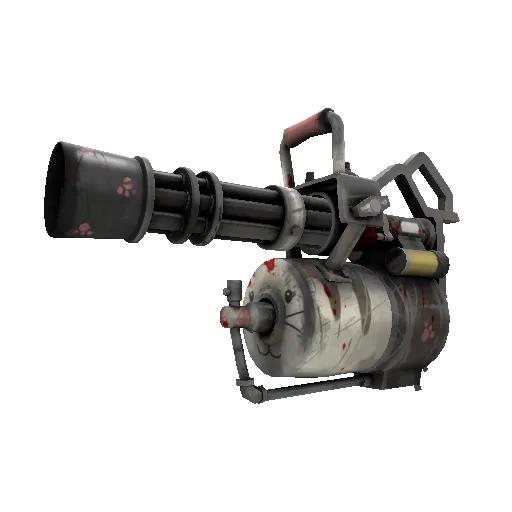 Mister Cuddles Minigun (Battle Scarred) (Battle Scarred) — Team Fortress 2 war paint