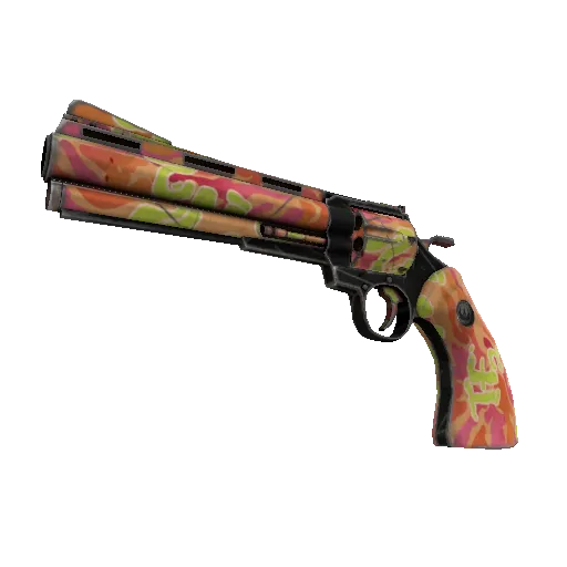 Strange Psychedelic Slugger Revolver (Field-Tested) (Field-Tested) — Team Fortress 2 war paint