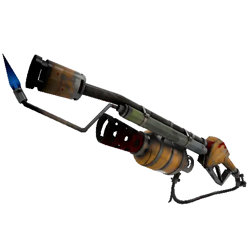Pumpkin Patch Flame Thrower (Battle Scarred) (Battle Scarred) — Team Fortress 2 war paint
