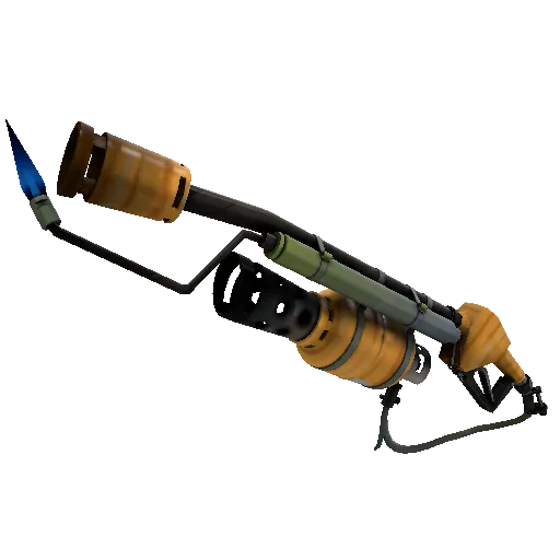 Pumpkin Patch Flame Thrower war paint