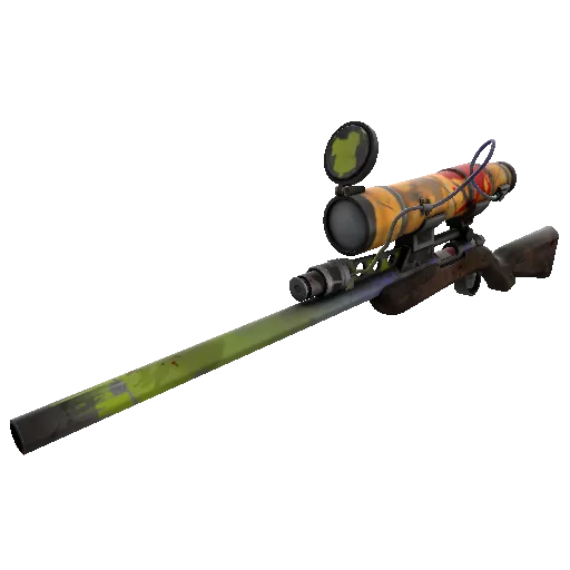 Pumpkin Patch Sniper Rifle (Battle Scarred) (Battle Scarred) — Team Fortress 2 war paint
