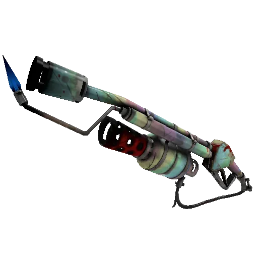 Rainbow Flame Thrower (Battle Scarred) (Battle Scarred) — Team Fortress 2 war paint
