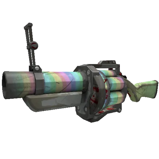 Rainbow Grenade Launcher (Battle Scarred) (Battle Scarred) — Team Fortress 2 war paint