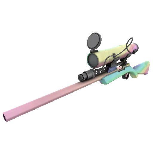 Rainbow Sniper Rifle war paint