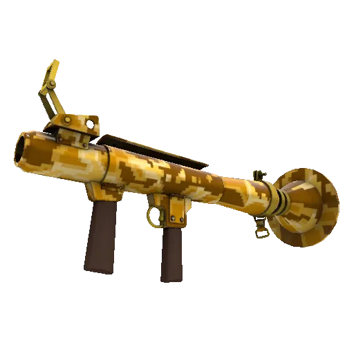 Sand Cannon Rocket Launcher war paint