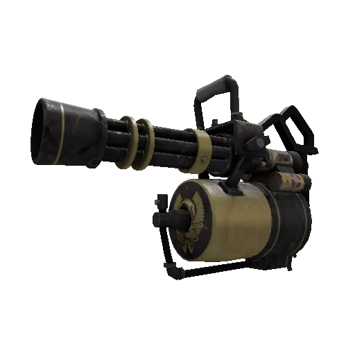 Top Shelf Minigun war paint
