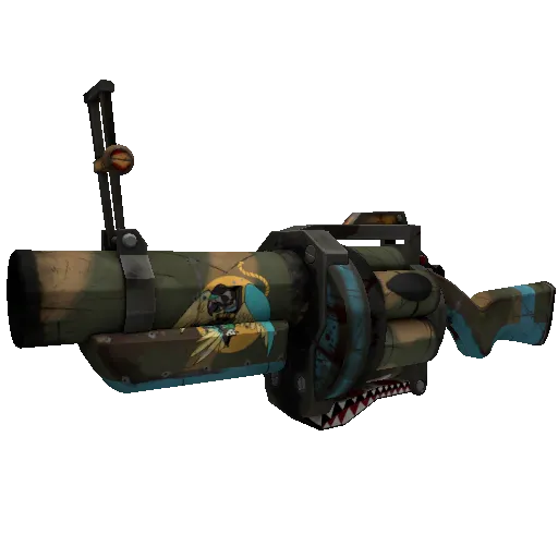 Strange Warhawk Grenade Launcher (Battle Scarred) (Battle Scarred) — Team Fortress 2 war paint