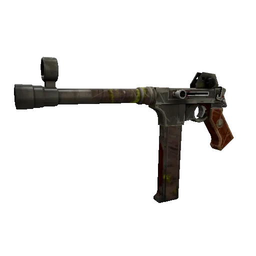 Wildwood SMG (Battle Scarred) (Battle Scarred) — Team Fortress 2 war paint