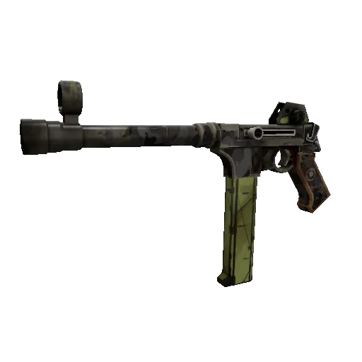 Woodsy Widowmaker SMG (Battle Scarred) (Battle Scarred) — Team Fortress 2 war paint